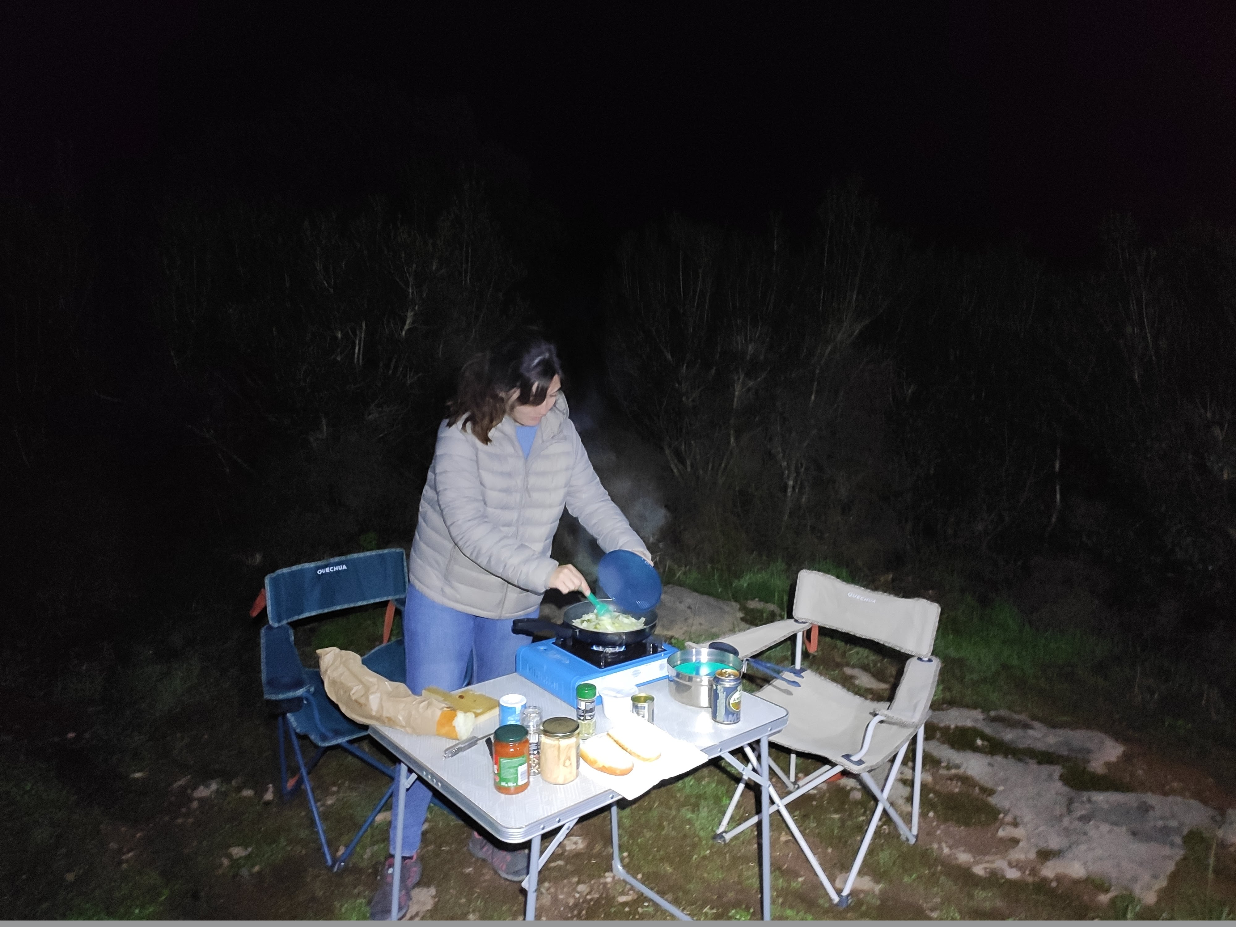 Cocinando la cena